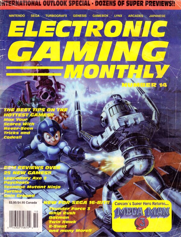 Electronic Gaming Monthly Issue 14 (September 1990) cover